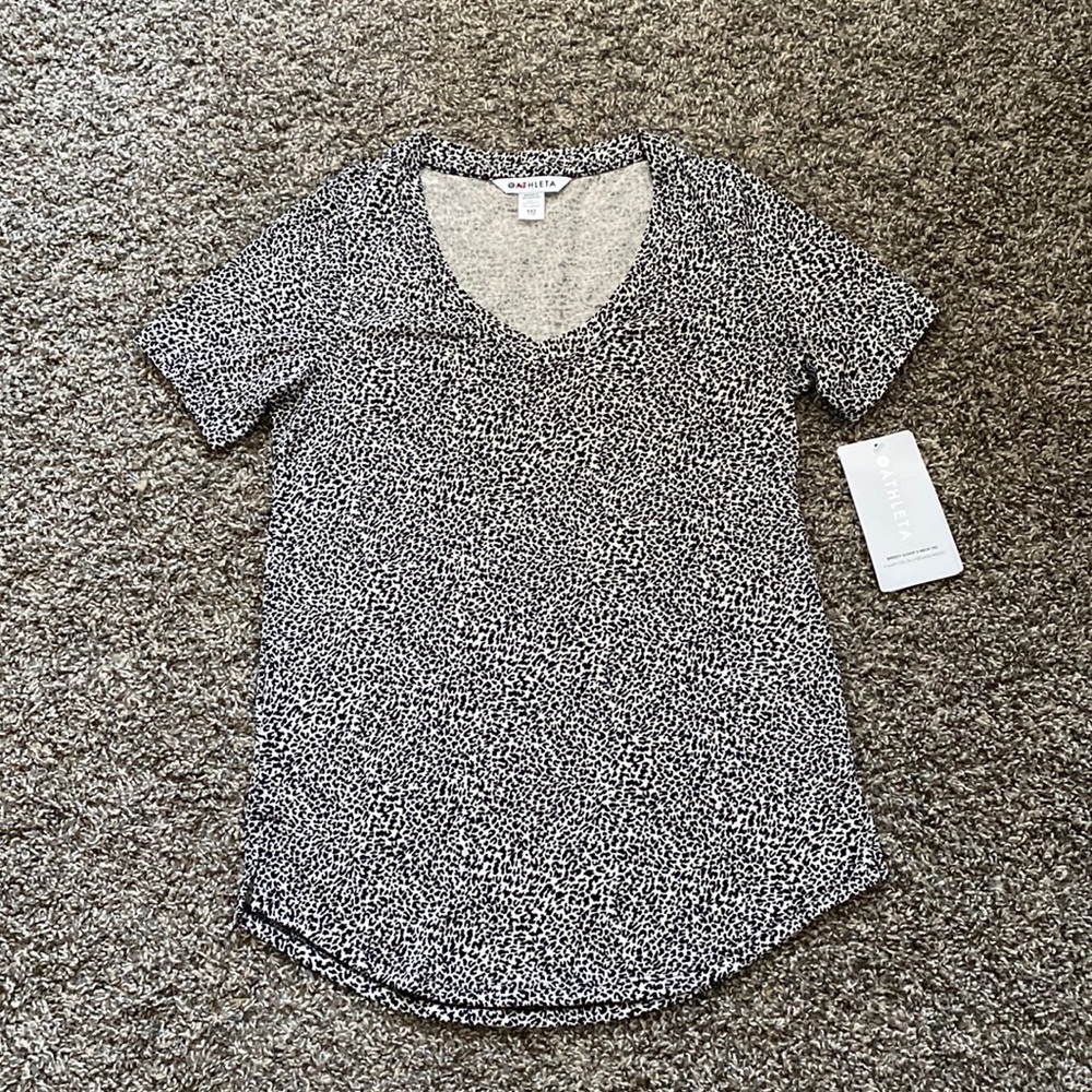 Athleta Animal Print Soft, Lightweight Top NWT